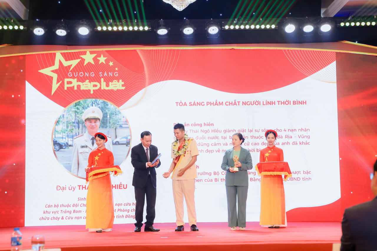 Các Gương sáng pháp luật được tôn vinh năm 2023