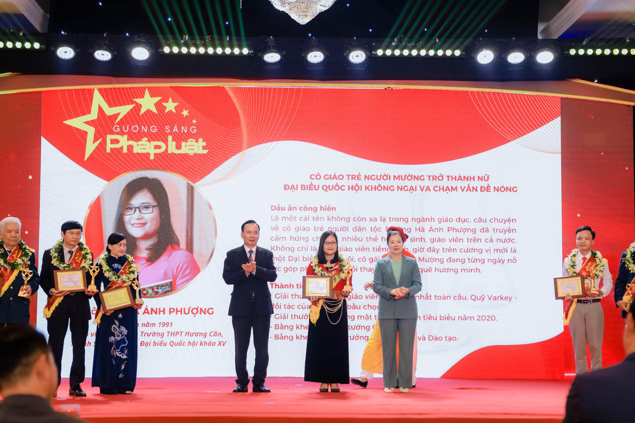 Các Gương sáng pháp luật được tôn vinh năm 2023