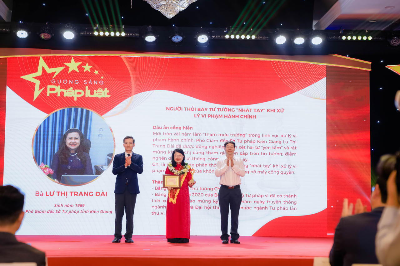 Các Gương sáng pháp luật được tôn vinh năm 2023