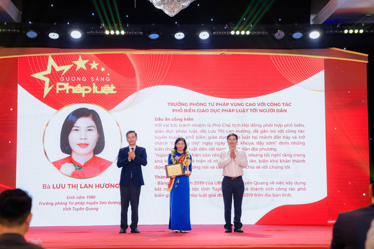 Các Gương sáng pháp luật được tôn vinh năm 2023