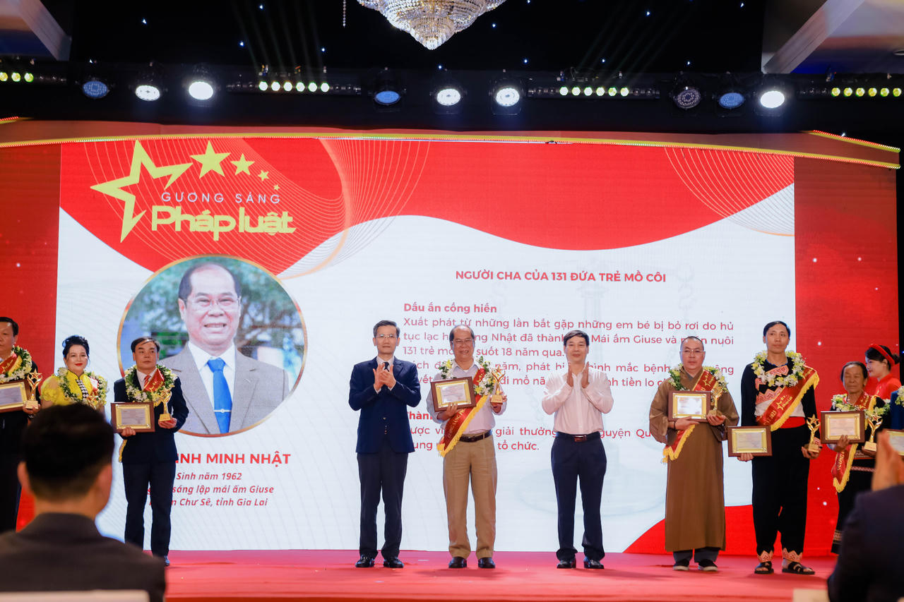 Các Gương sáng pháp luật được tôn vinh năm 2023