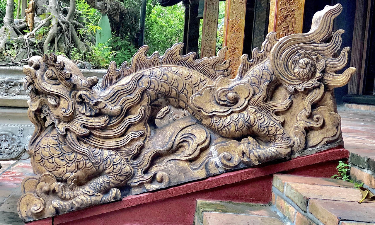 Chùa Tiêu Dao ở Bát Tràng: nghệ thuật gốm sứ tinh hoa