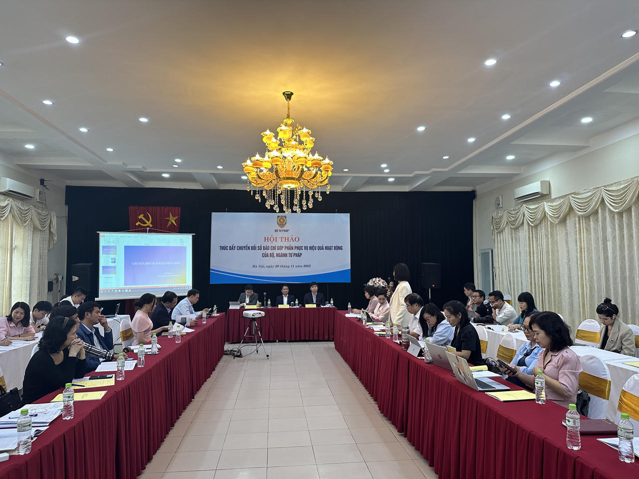 Hội thảo 'Thúc đẩy chuyển đổi số báo chí góp phần phục vụ hiệu quả hoạt động của Bộ, ngành Tư pháp'