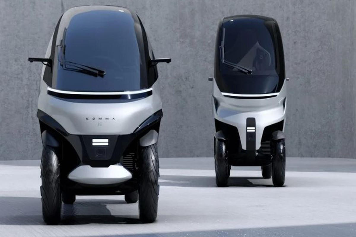 Độc đáo xe điện kiểu mới nhỏ như xe máy nhưng tiện nghi như ô tô