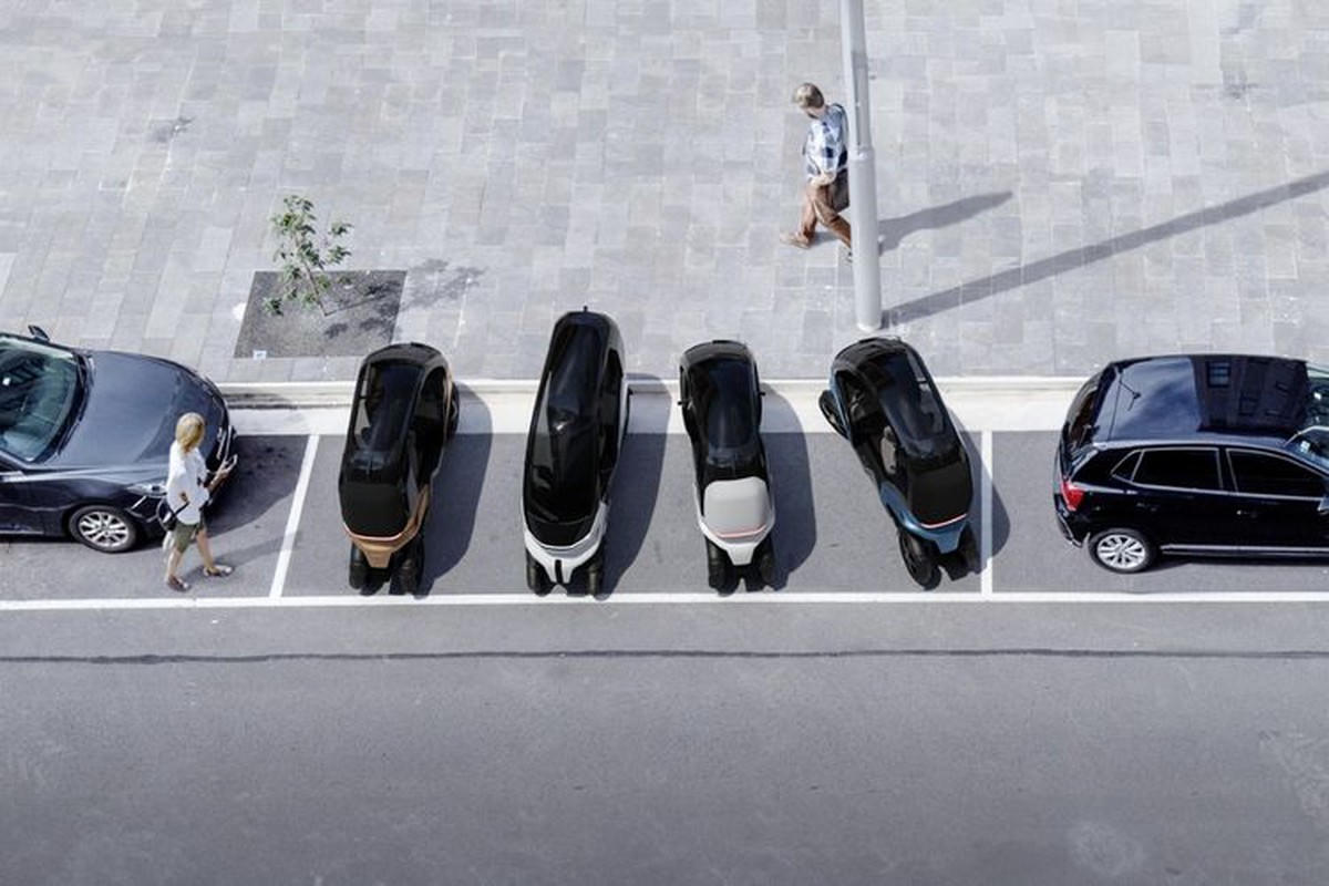 Độc đáo xe điện kiểu mới nhỏ như xe máy nhưng tiện nghi như ô tô