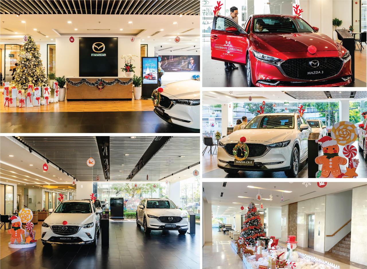 Không khí lễ hội Giáng sinh rực rỡ tại các showroom THACO AUTO trên toàn quốc 