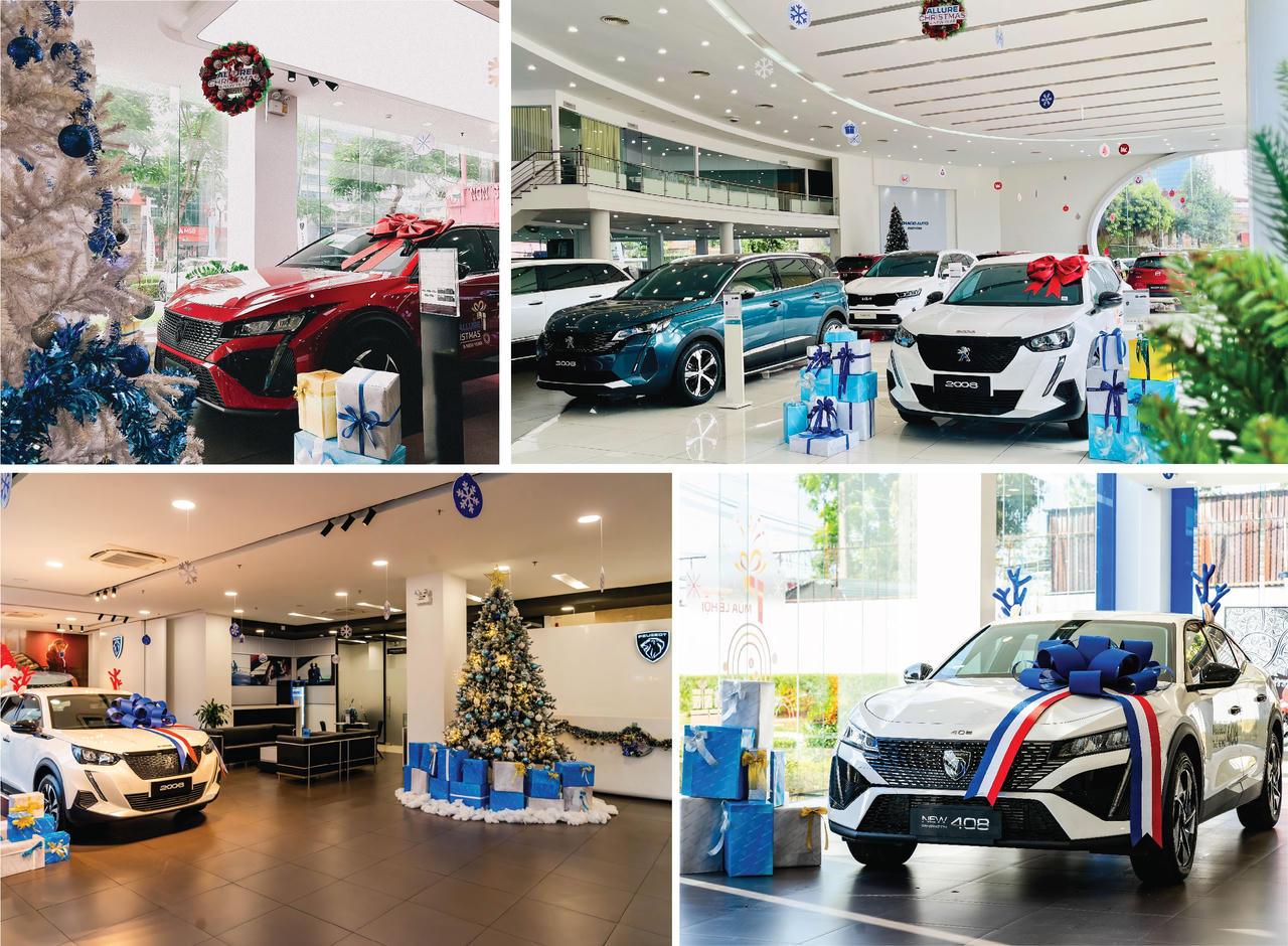 Không khí lễ hội Giáng sinh rực rỡ tại các showroom THACO AUTO trên toàn quốc 