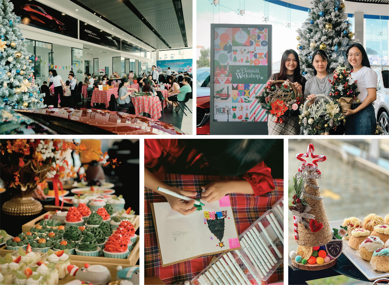 Không khí lễ hội Giáng sinh rực rỡ tại các showroom THACO AUTO trên toàn quốc 