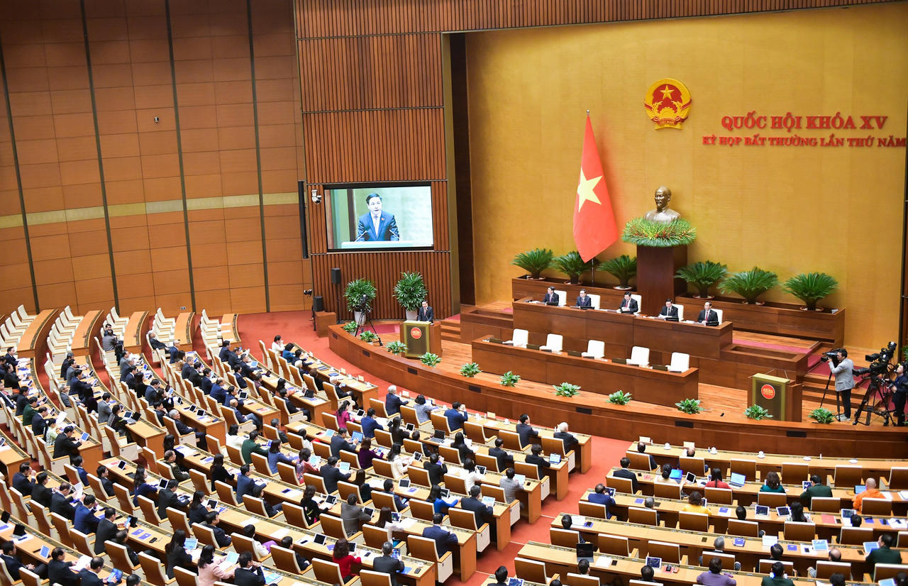 Khai mạc Kỳ họp bất thường lần thứ 5, Quốc hội khóa XV