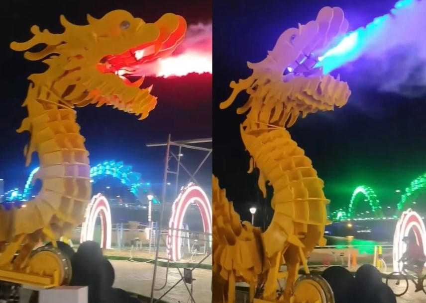 Linh vật rồng Xuân Giáp Thìn 2024 khắp 3 miền hội tụ