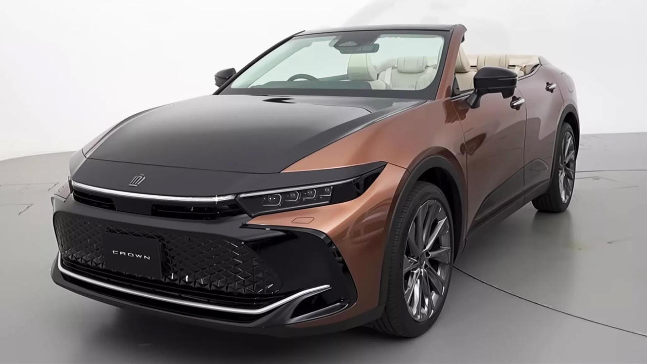 Ra mắt chiếc Toyota Crown mui trần độc nhất