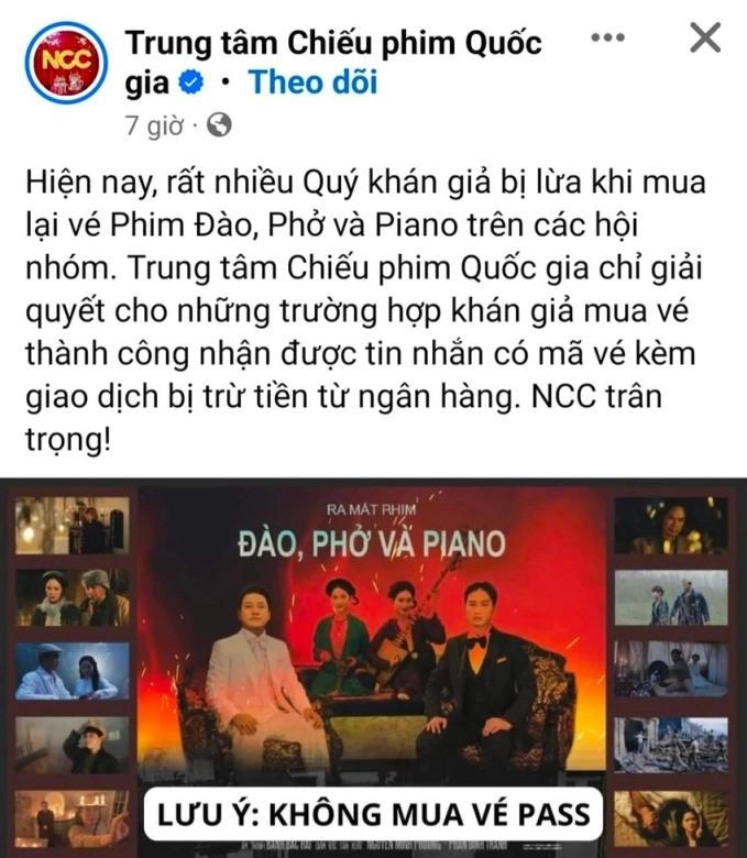 Cảnh báo bị lừa đảo liên quan đến “Đào, Phở và piano”