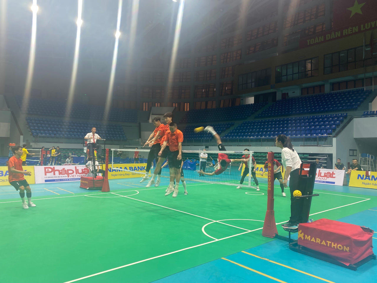 Cầu mây Đồng Nai bảo vệ ngôi vương nội dung đội tuyển 4 nam