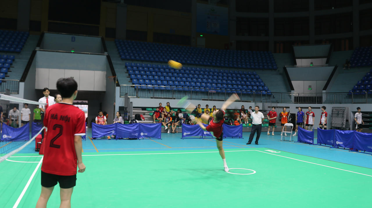 Ngày thứ ba giải Vô Địch cầu mây Quốc Gia năm 2024 chứng kiến nhiều pha phát bóng ăn điểm trực tiếp 