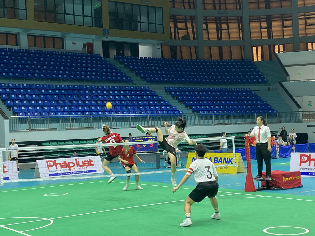 Nghệ An tranh chức vô địch với CAND ở nội dung đội tuyển đôi nữ