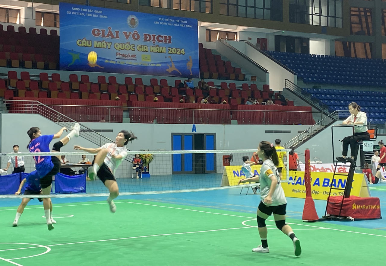 Nghệ An tranh chức vô địch với CAND ở nội dung đội tuyển đôi nữ