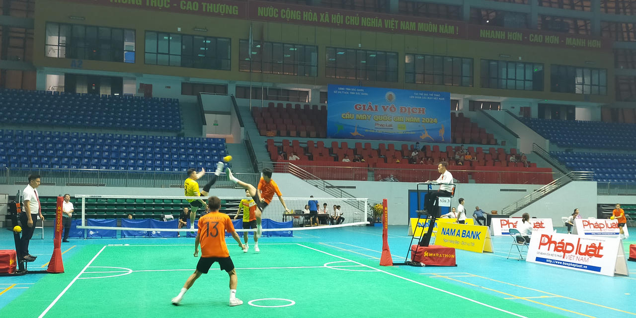 Sóc Trăng lên ngôi ở nội dung đồng đội đôi nam giải vô địch cầu mây Quốc Gia năm 2024