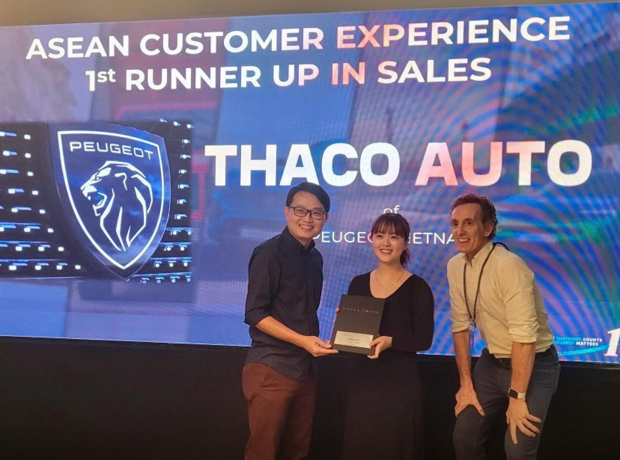 THACO AUTO đạt giải thưởng xuất sắc về dịch vụ Chăm sóc khách hàng khu vực Đông Nam Á 