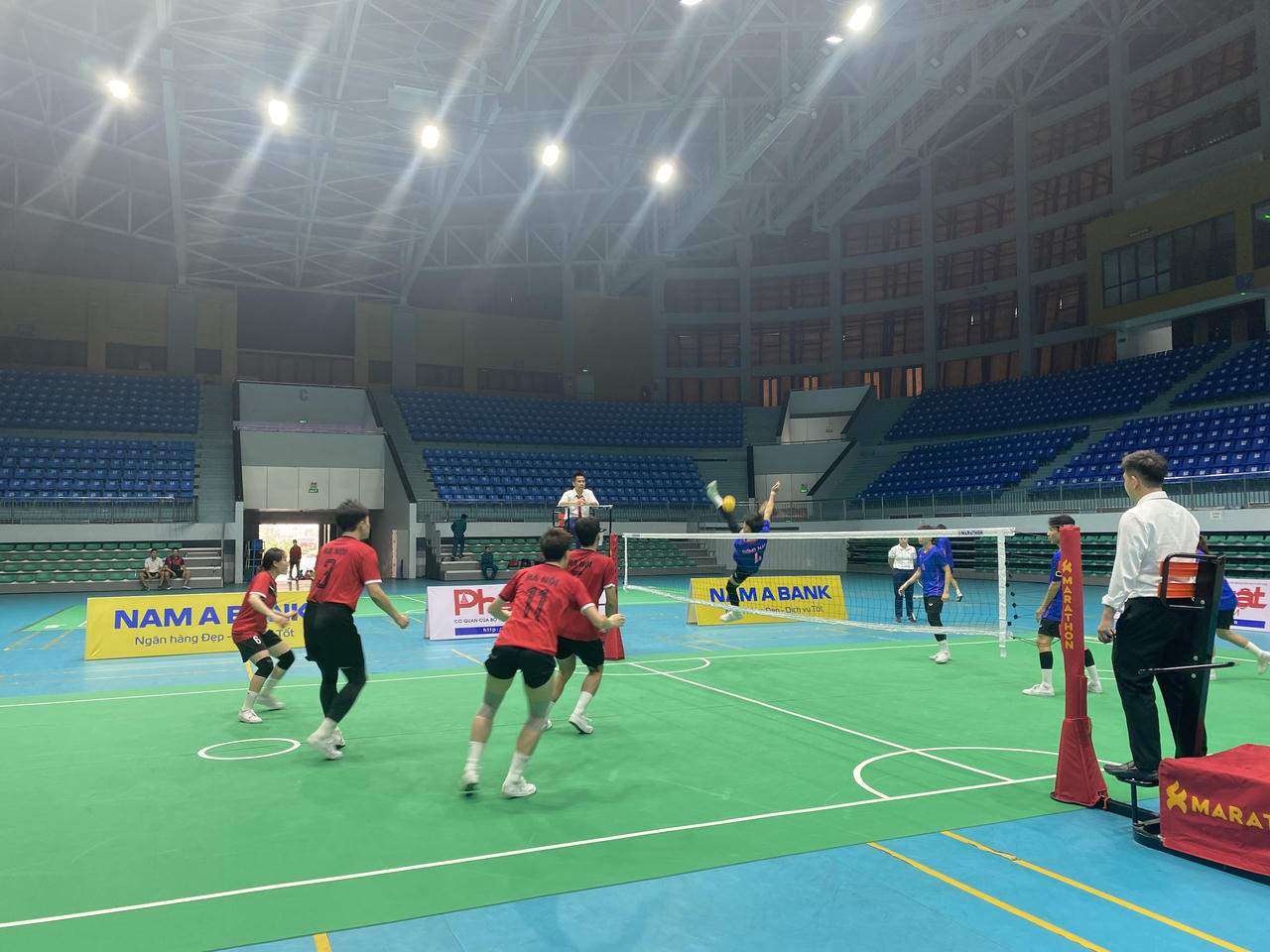 Hà Nội quá mạnh trong trận chung kết nội dung cầu mây đôi nam nữ hỗn hợp