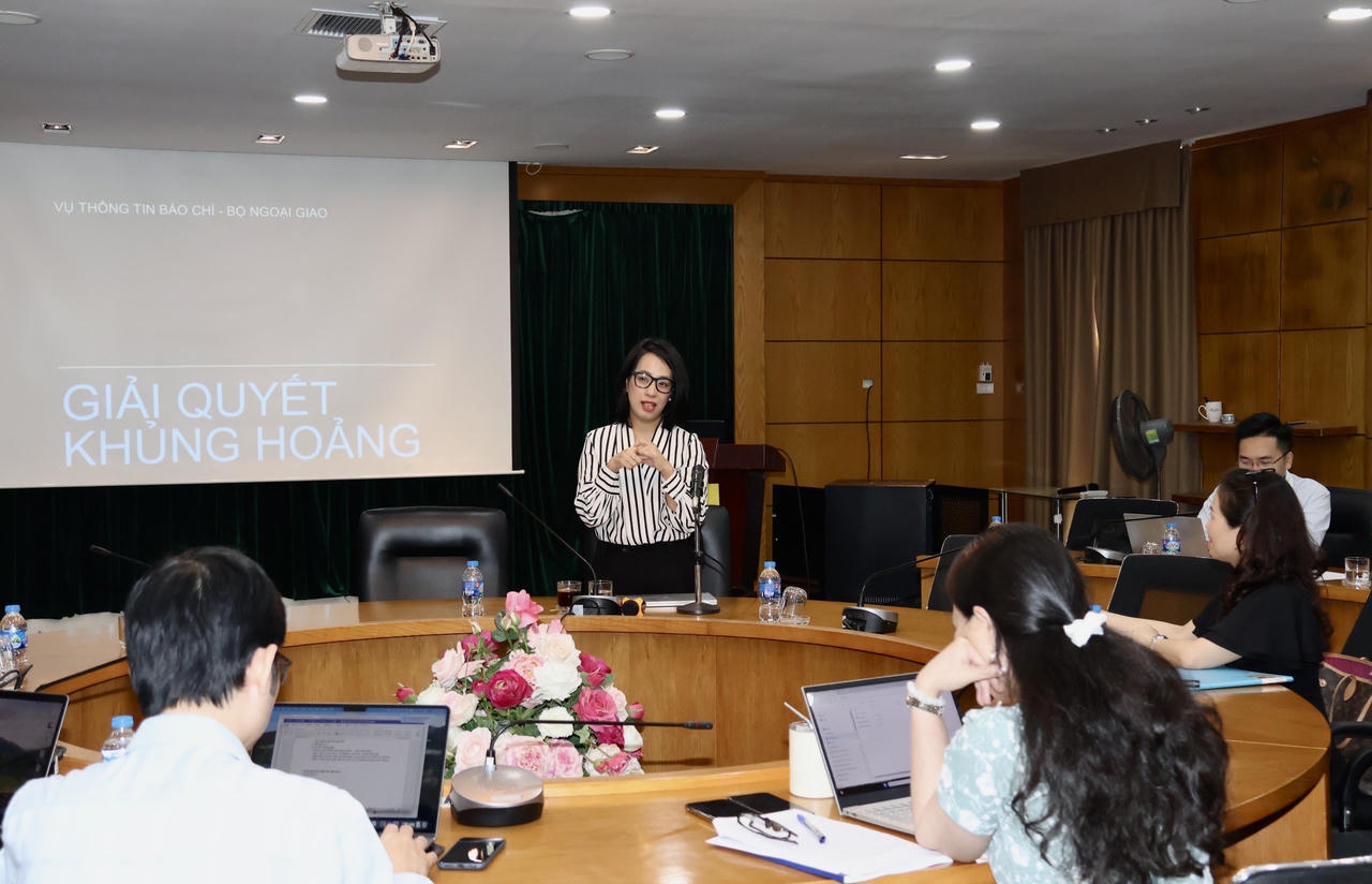 Tổ chức thành công Hội nghị tập huấn kỹ năng truyền thông, xử lý khủng hoảng truyền thông và quan hệ công chúng