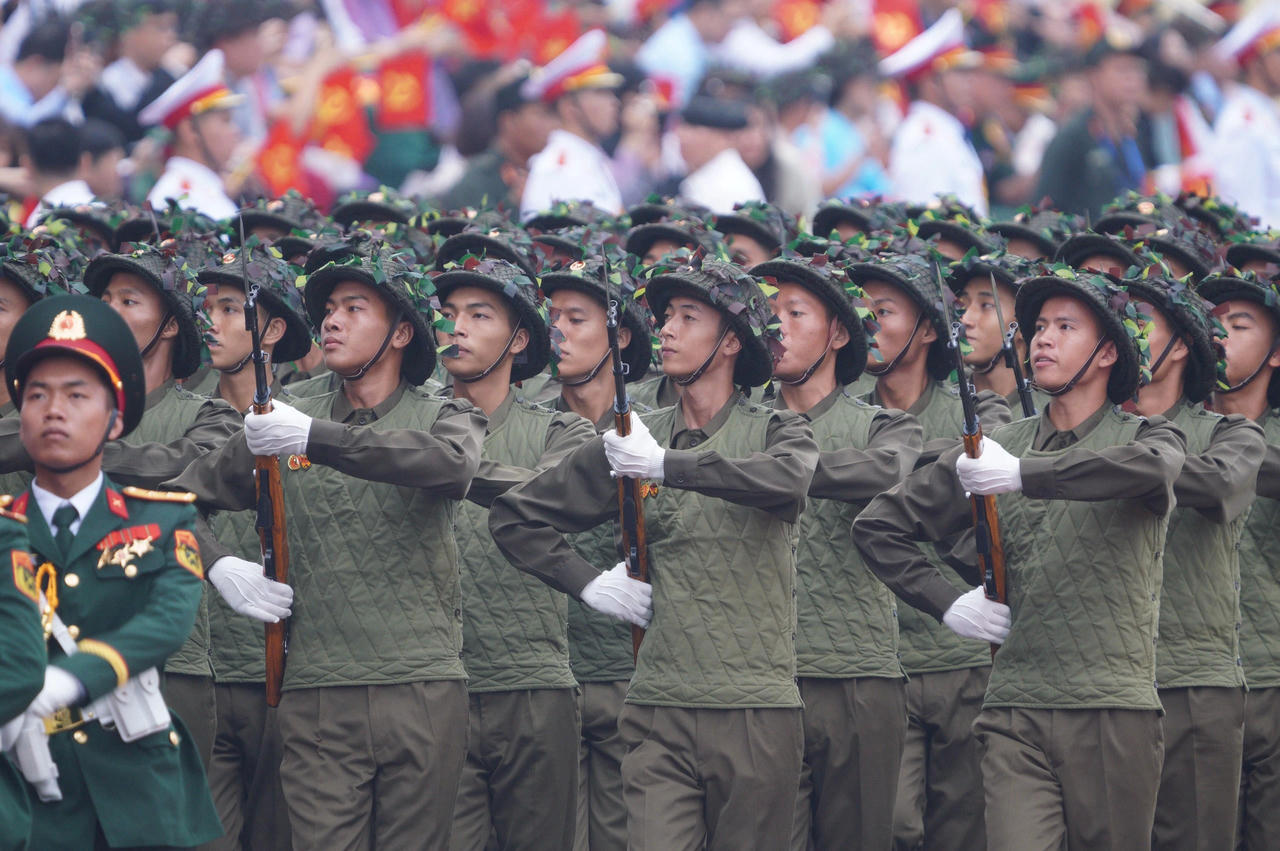 Nhìn lại những hình ảnh đẹp tại Lễ diễu binh, diễu hành kỷ niệm 70 năm Chiến thắng Điện Biên Phủ 