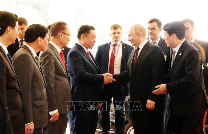 Tổng Bí thư Nguyễn Phú Trọng hội đàm với Tổng thống Liên bang Nga Vladimir Putin