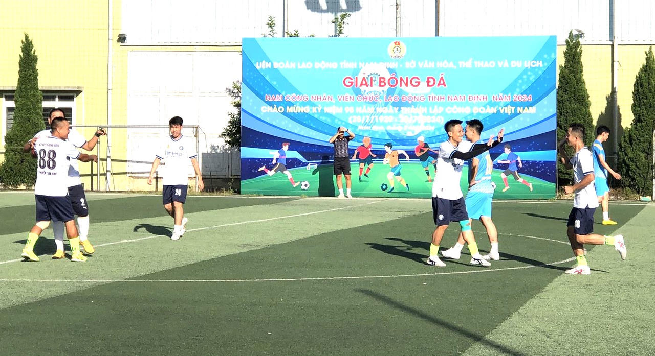 Giải bóng đá nam công nhân, viên chức, người lao động tỉnh Nam Định năm 2024