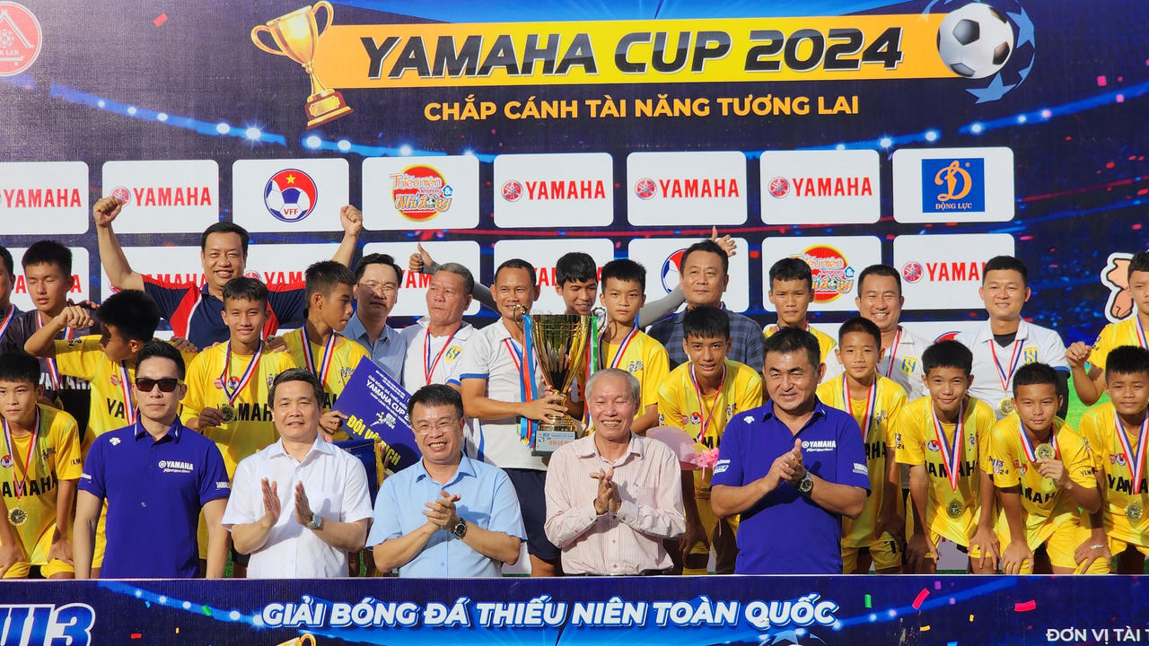 Thắng 4-0, U13 Sông Lam Nghệ An vô địch Giải Bóng đá thiếu niên toàn quốc tại Đắk Lắk