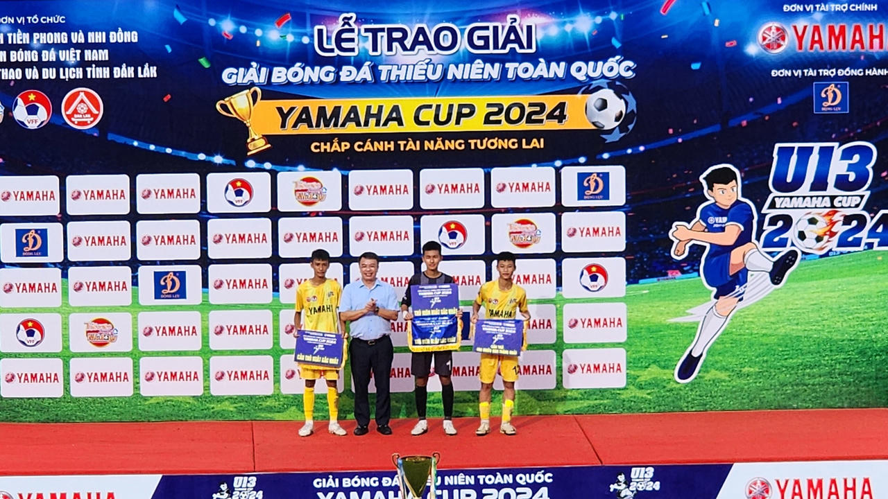 Thắng 4-0, U13 Sông Lam Nghệ An vô địch Giải Bóng đá thiếu niên toàn quốc tại Đắk Lắk