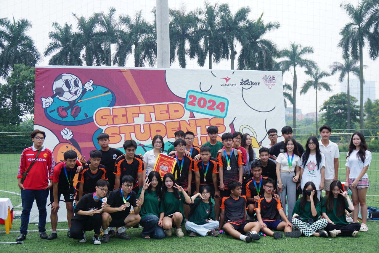 Gifted Students Cup 2024 - Giải bóng đá lớn nhất dành cho các nam sinh 8 trường chuyên trên địa bàn TP Hà Nội chính thức khép lại