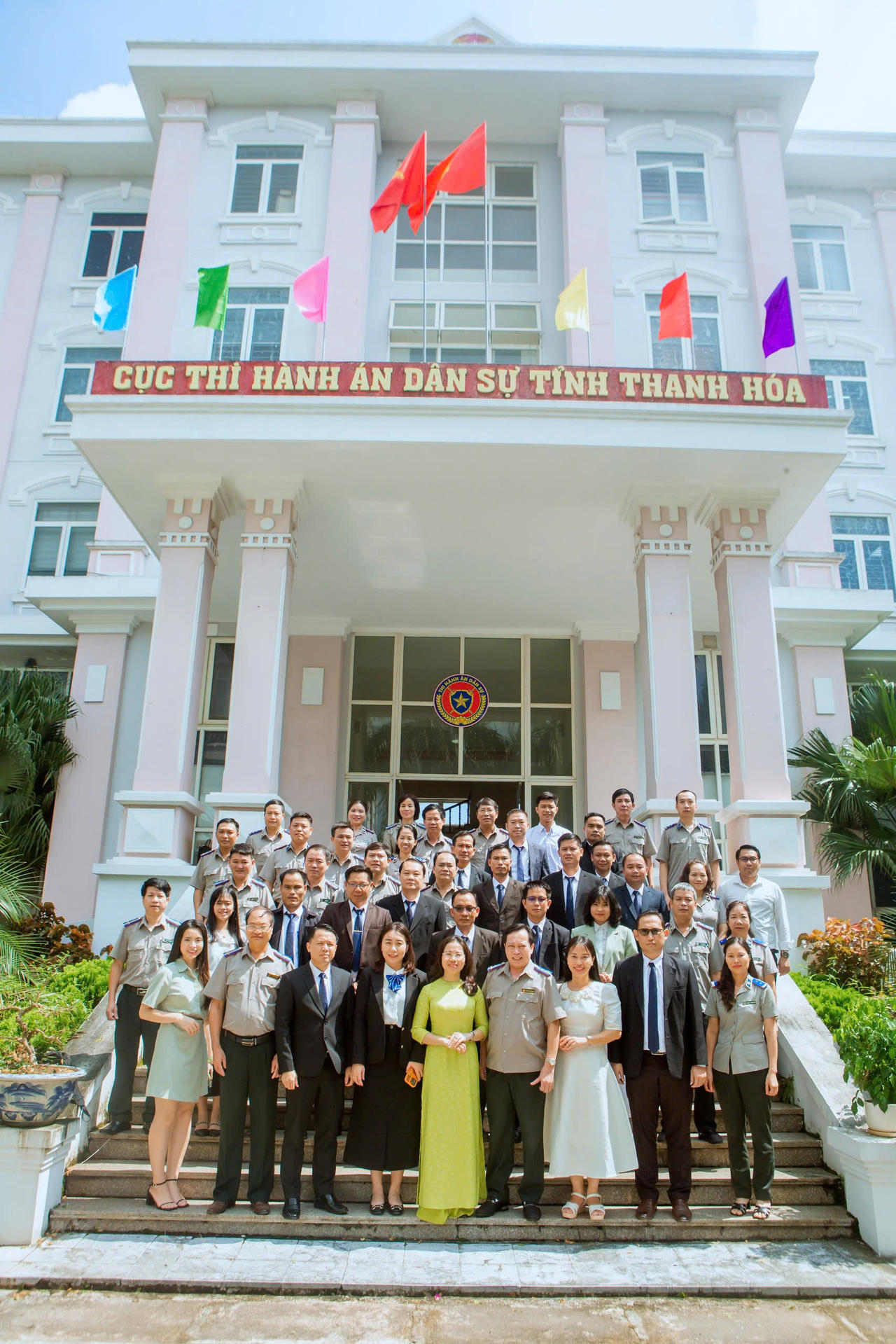 Cục Thi hành án dân sự Thanh Hoá trao đổi kinh nghiệm với cán bộ thi hành án nước Cộng hoà Dân chủ Nhân dân Lào 