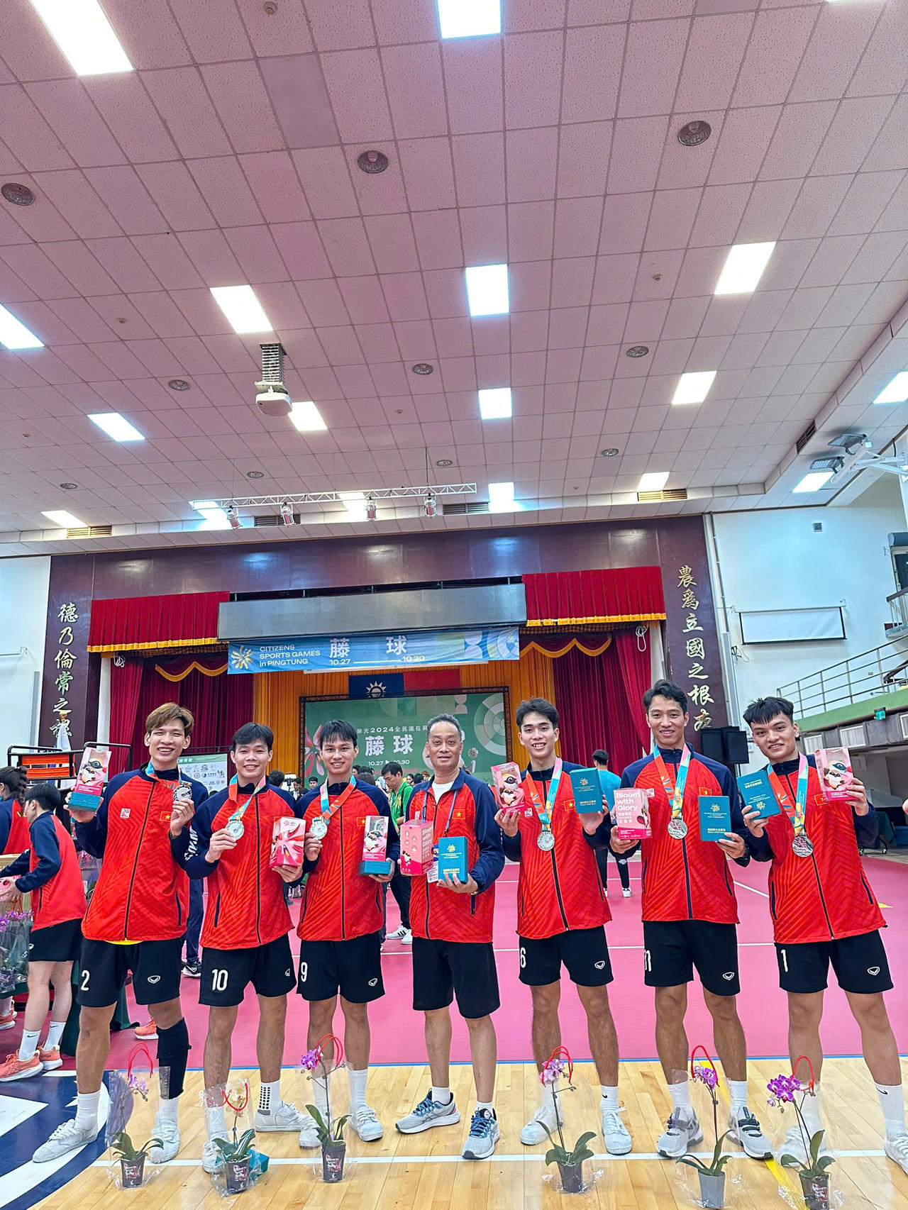 Cầu mây Việt Nam xuất sắc giành 2 Huy chương Bạc tại Giải Đài Loan mở rộng 