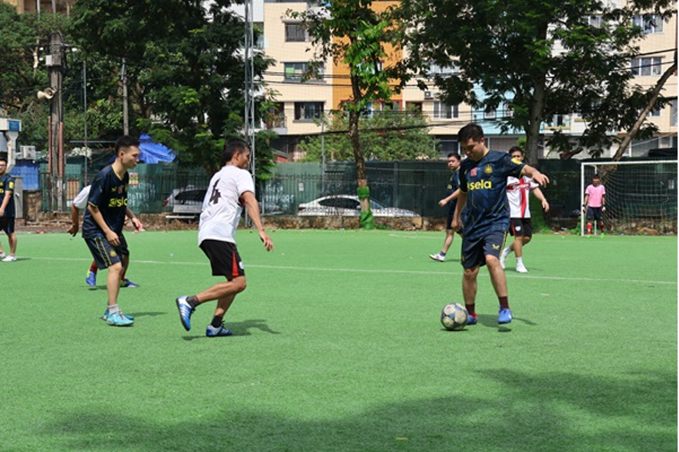 Học viện tư pháp tổ chức Giải bóng đá giao hữu Việt - Lào