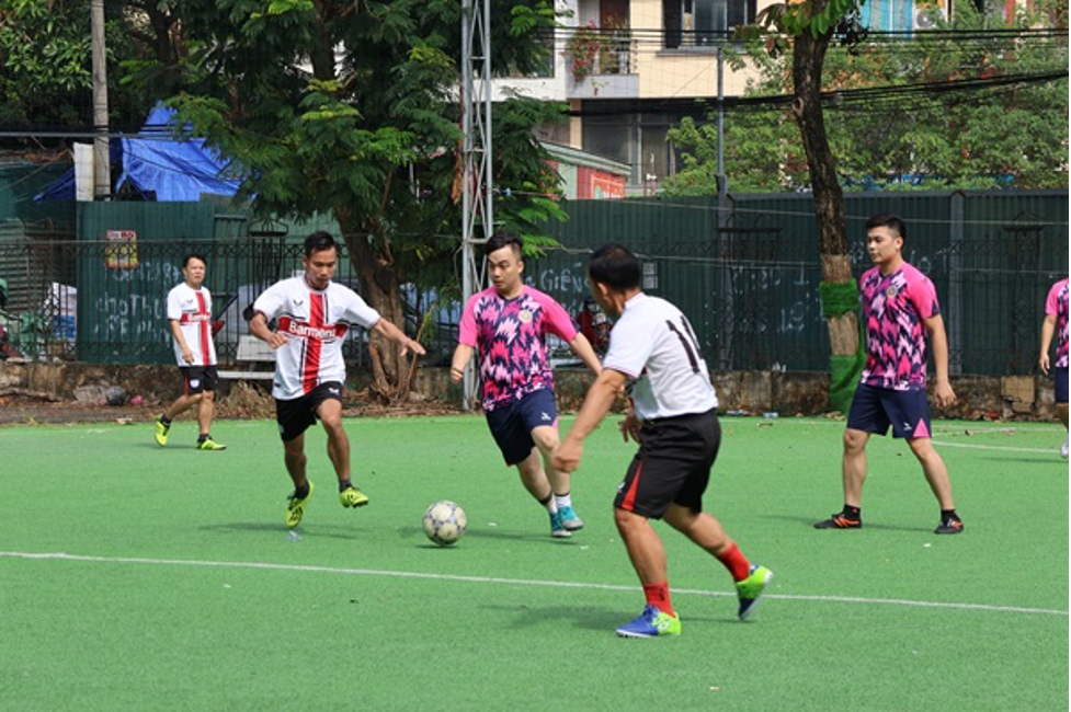 Học viện tư pháp tổ chức Giải bóng đá giao hữu Việt - Lào