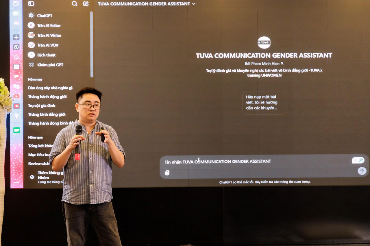 Tập huấn sáng kiến thanh niên thúc đẩy đối thoại và hành động vì bình đẳng giới