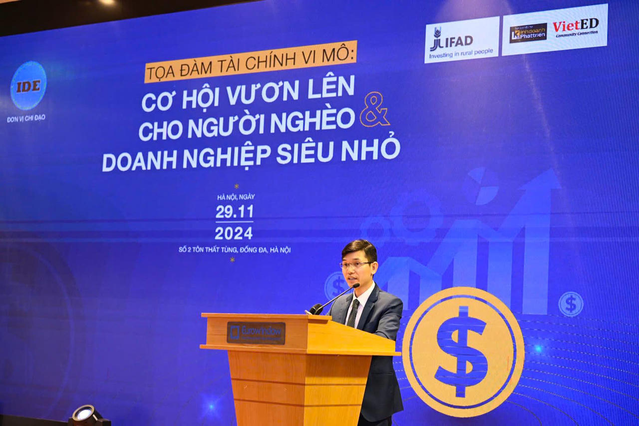 Tọa đàm 'Tài chính vi mô: Cơ hội vươn lên cho người nghèo và doanh nghiệp siêu nhỏ'