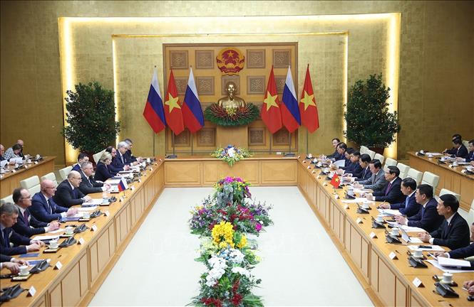 Thông cáo chung về kết quả chuyến thăm chính thức Việt Nam của Thủ tướng Chính phủ Liên bang Nga M.V. Mishustin