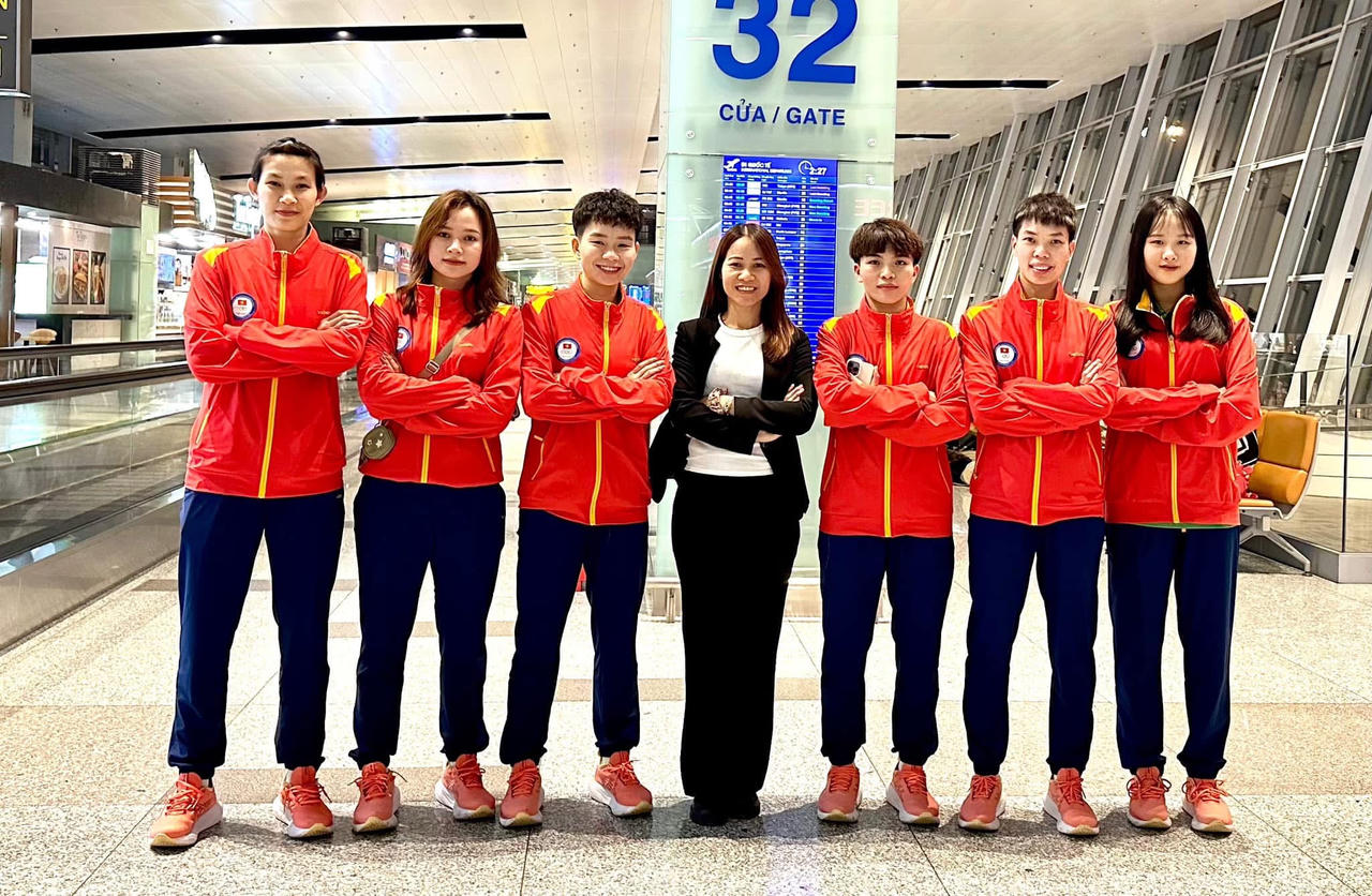 Đội tuyển Cầu mây Việt Nam lên đường tham dự Giải quốc tế đầu tiên năm 2025