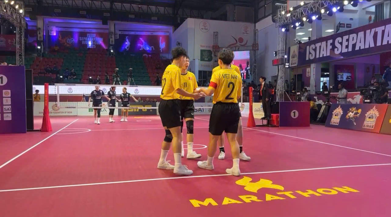 Đội tuyển Cầu mây Việt Nam khởi đầu đầy nỗ lực tại Cúp Cầu mây thế giới 2025 