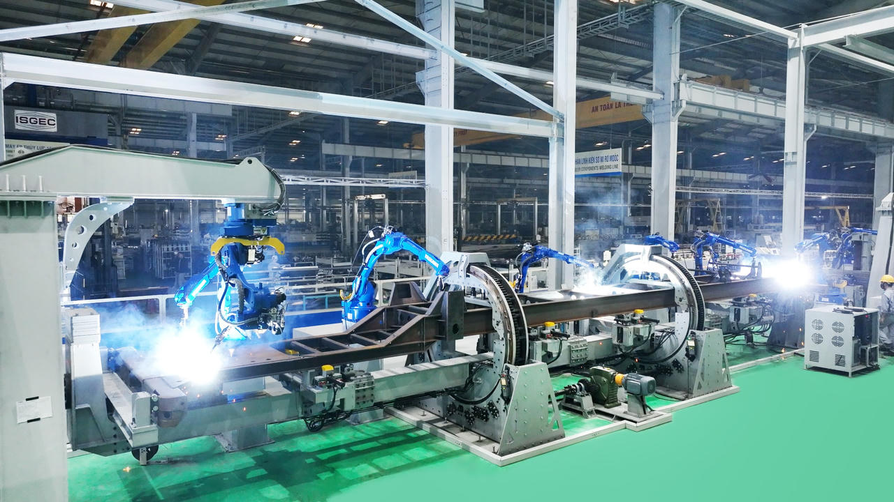 THACO INDUSTRIES phát huy năng lực sản xuất gia công cơ khí đa lĩnh vực