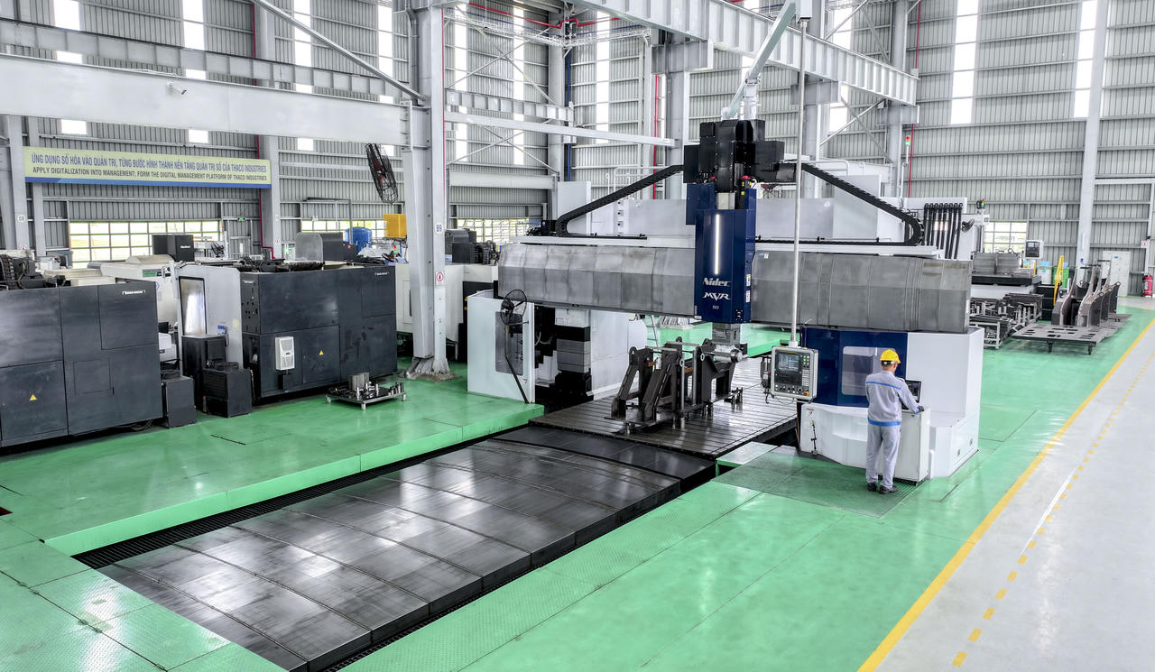 THACO INDUSTRIES phát huy năng lực sản xuất gia công cơ khí đa lĩnh vực