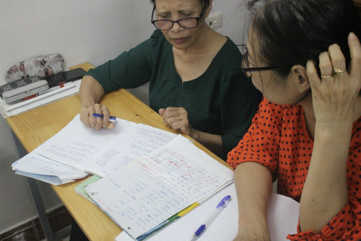 Khi “cao niên” học tiếng