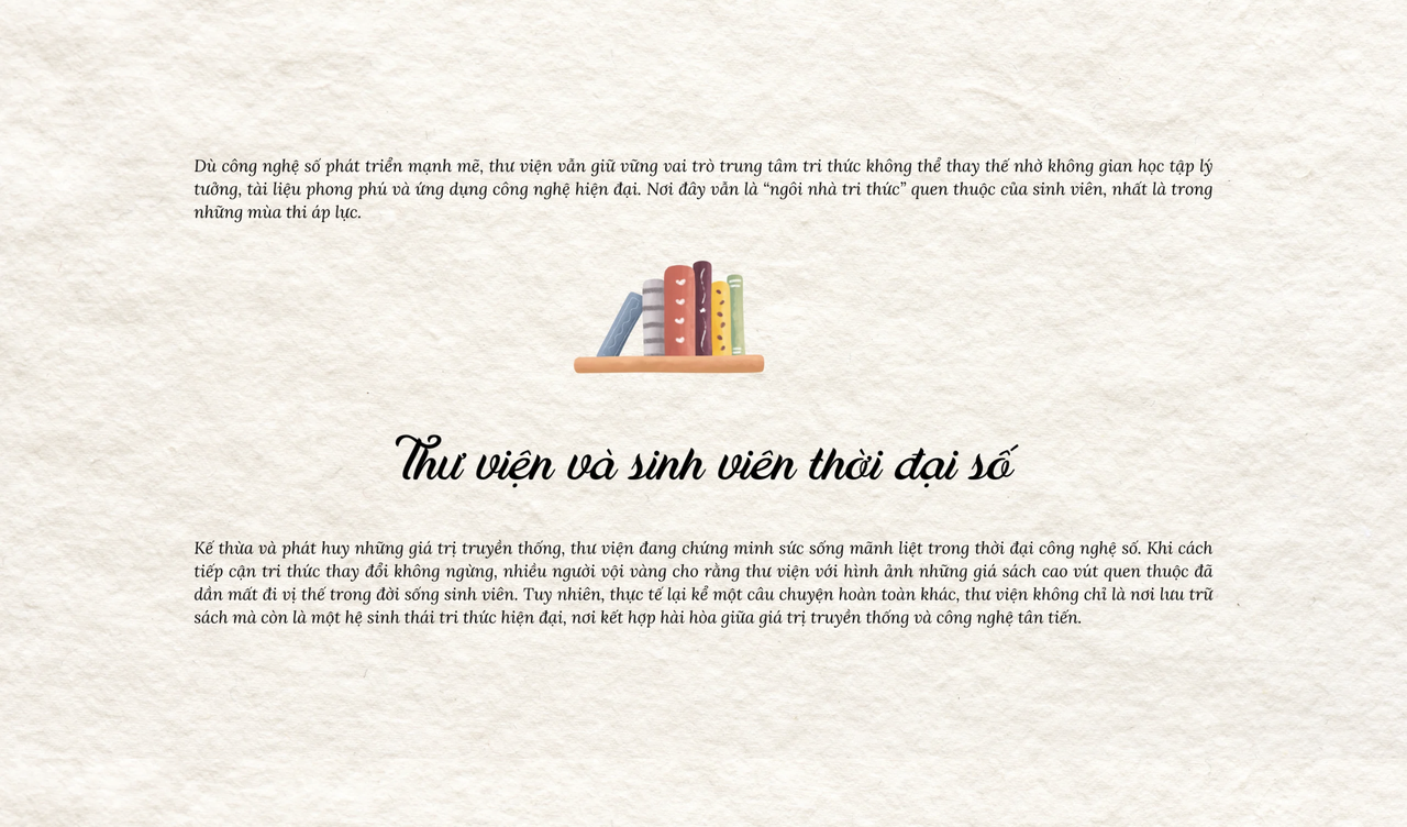 Thư viện, kỳ thi: Cánh cửa nhỏ, tri thức lớn 