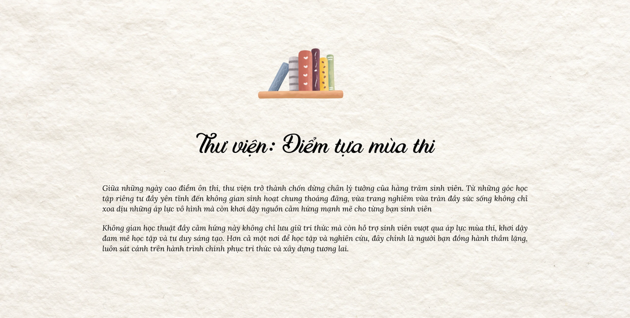 Thư viện, kỳ thi: Cánh cửa nhỏ, tri thức lớn 