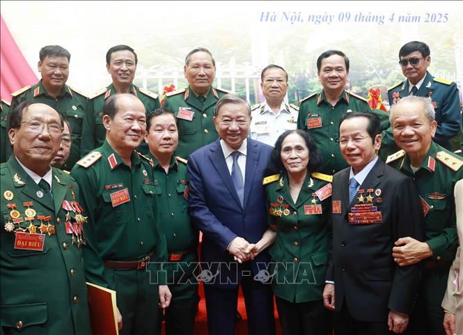 Tổng Bí thư Tô Lâm: Cựu chiến binh, cựu thanh niên xung phong, dân quân tự vệ luôn giữ vững ngọn lửa cách mạng