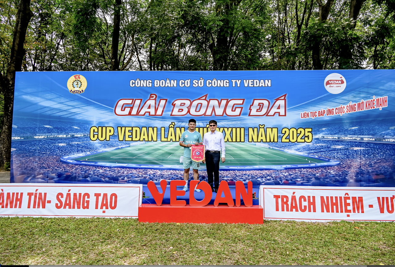 Sôi nổi đam mê và tinh thần đoàn kết tại Giải bóng đá 'Cúp Vedan' lần thứ XXIII năm 2025