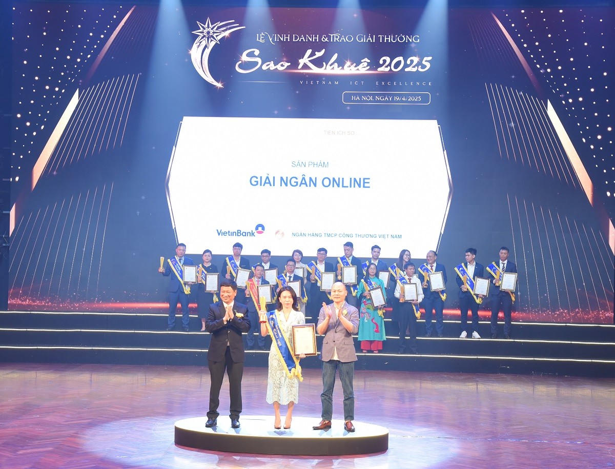 VietinBank xuất sắc giành 5 Giải thưởng Sao Khuê 2025 