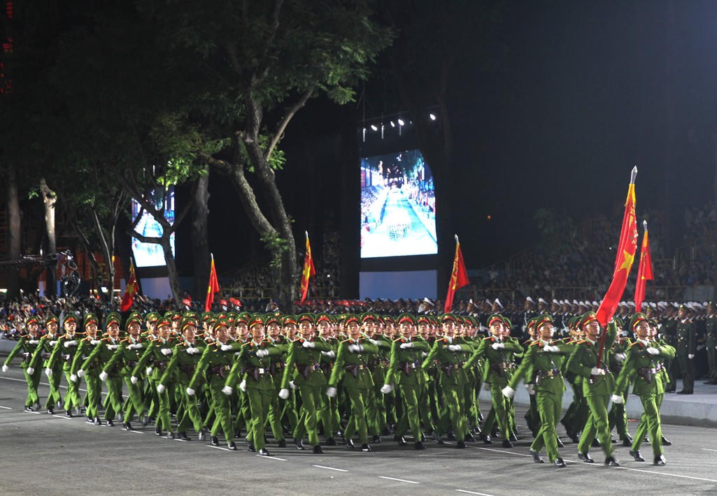 Ấn tượng hình ảnh buổi sơ duyệt Lễ kỷ niệm 50 năm Ngày giải phóng miền Nam, thống nhất đất nước