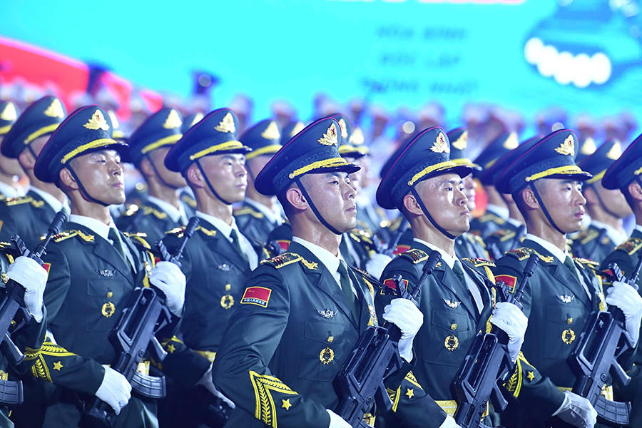 Ấn tượng hình ảnh buổi sơ duyệt Lễ kỷ niệm 50 năm Ngày giải phóng miền Nam, thống nhất đất nước