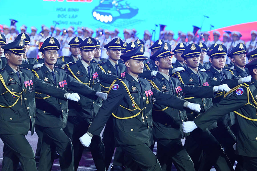 Ấn tượng hình ảnh buổi sơ duyệt Lễ kỷ niệm 50 năm Ngày giải phóng miền Nam, thống nhất đất nước